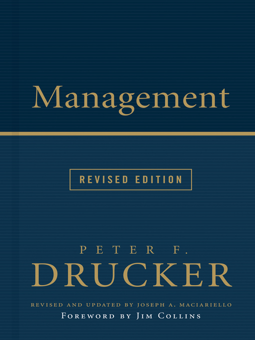 Title details for Management by Peter F. Drucker - Wait list